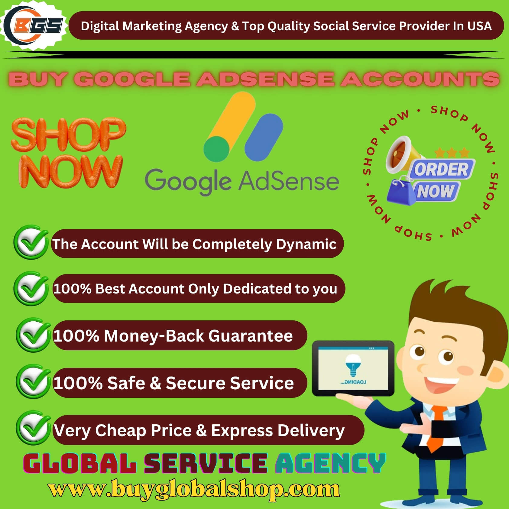 Buy Google AdSense Accounts