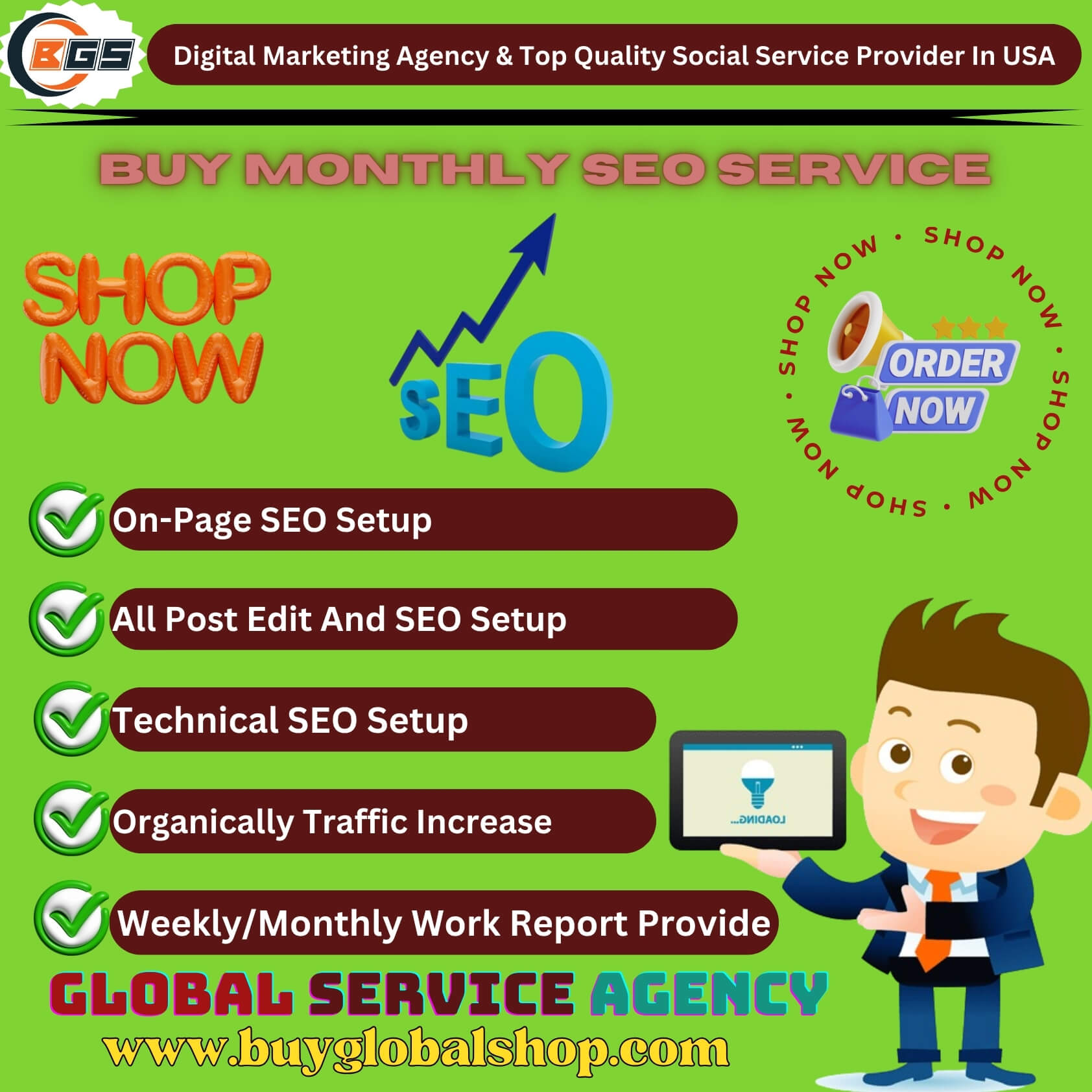 Buy Monthly SEO Service