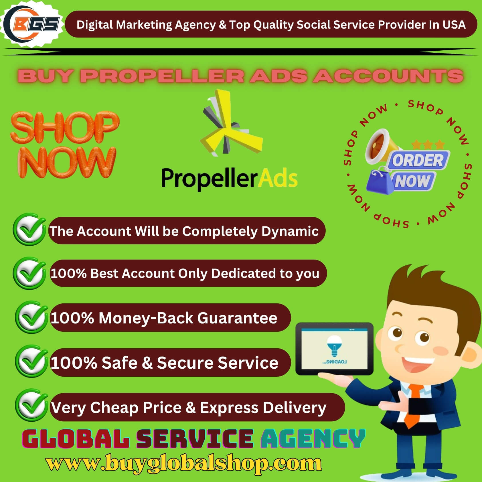 Buy Propeller Ads Accounts