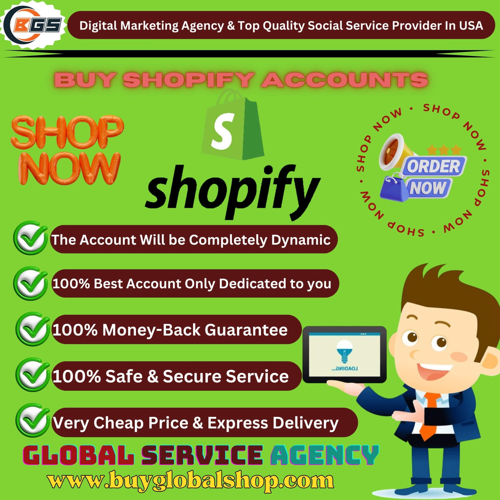 Buy Shopify Accounts