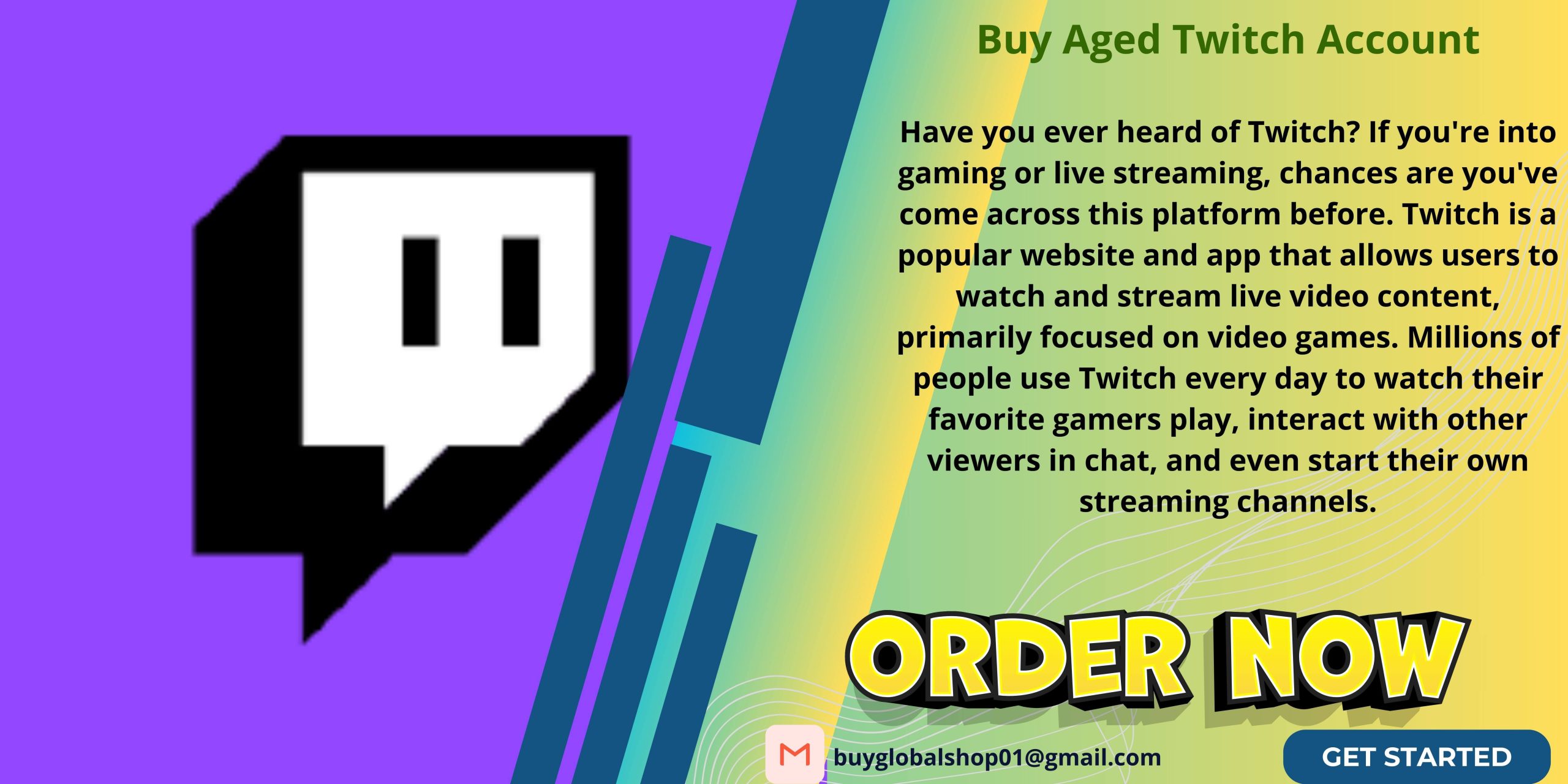 Buy Aged Twitch Account
