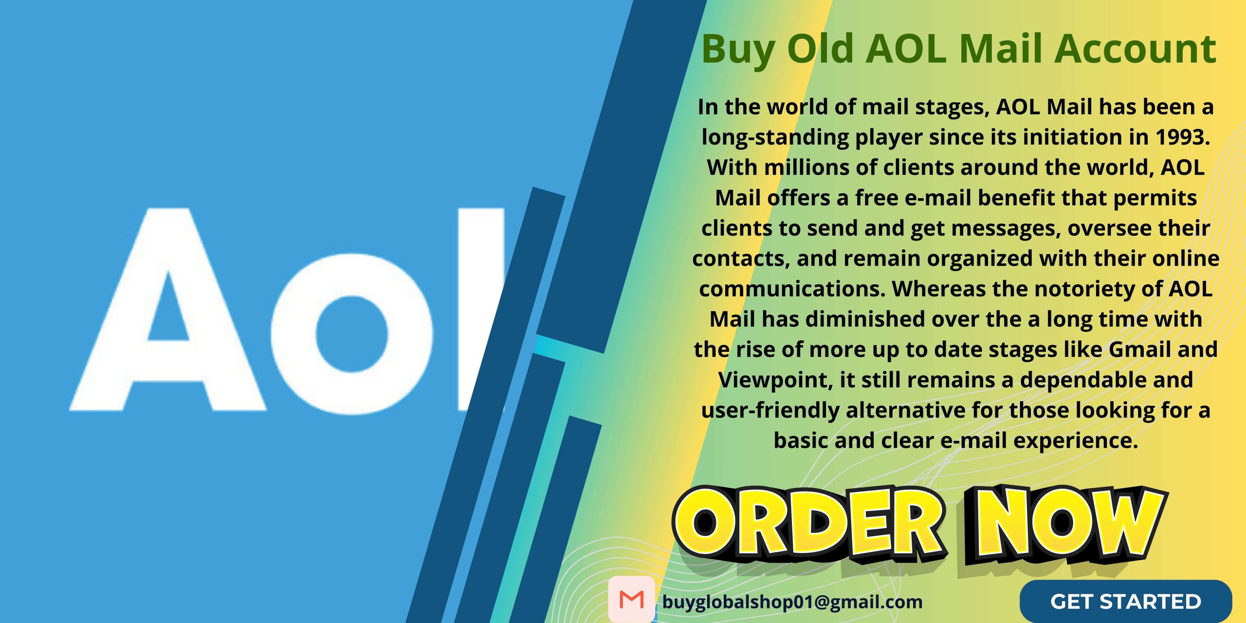 Buy Old AOL Mail Account